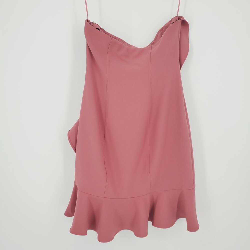 NWT Likely Monetta Strapless Ruffle Dress Pink - Picture 5 of 11